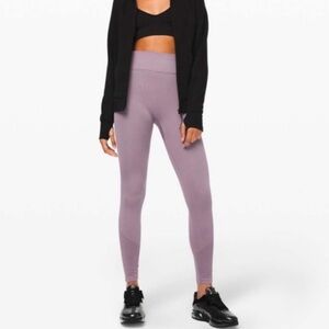 LULULEMON Ebb to Street Legging Frosted Mulberry 10